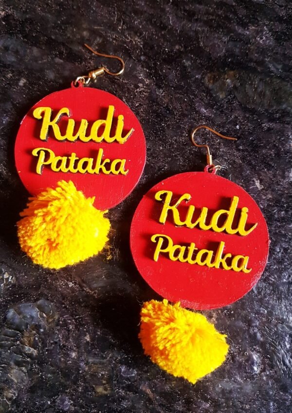 Handmade Kudi Pataka Earring