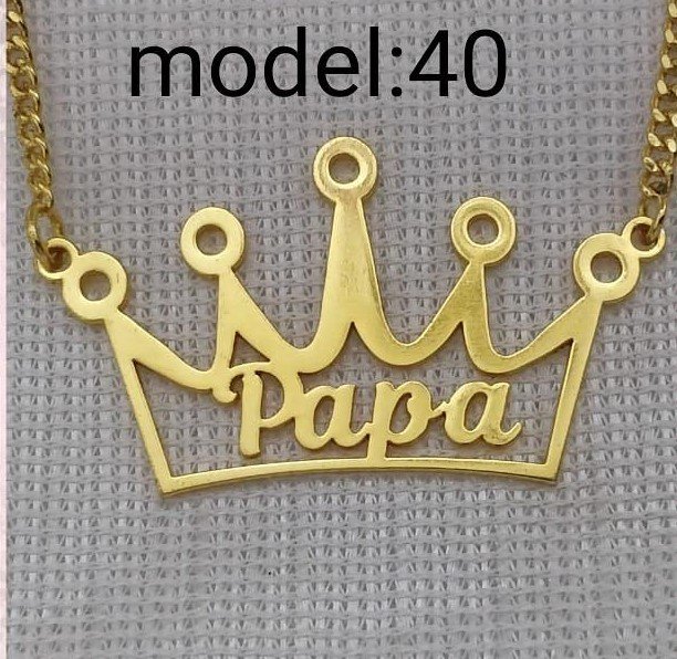 Papa shop name locket