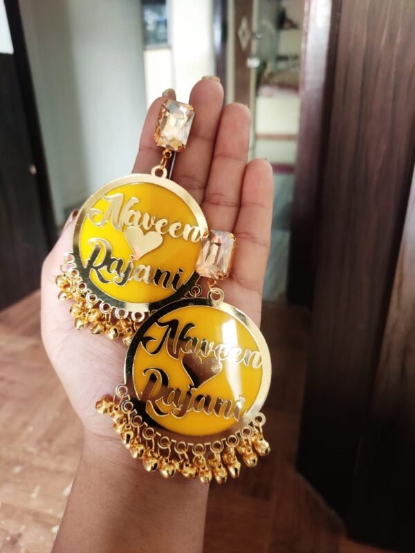 Ruhi Chuturvedi Dulhania Earrings with Stone
