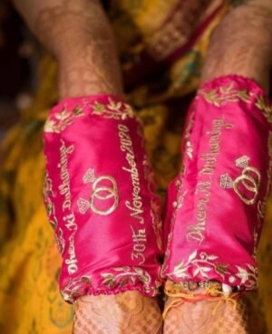 Bridal Pink Chooda / Chura / Choora Cover for Punjabi Wedding