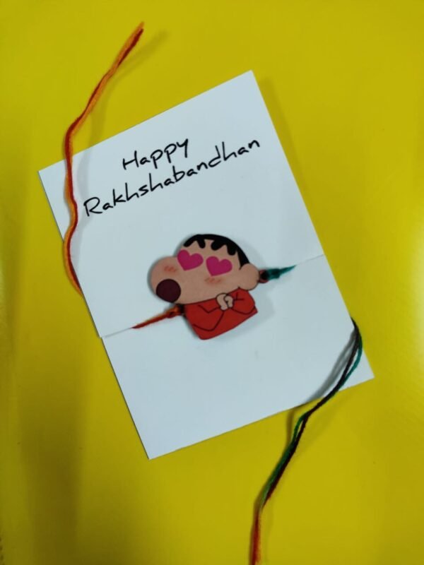 Customized Shinchan Printed Rakhi for Raksha Bandhan