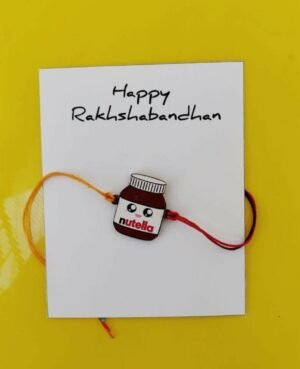 Customized Nutella Printed Rakhi for Raksha Bandhan