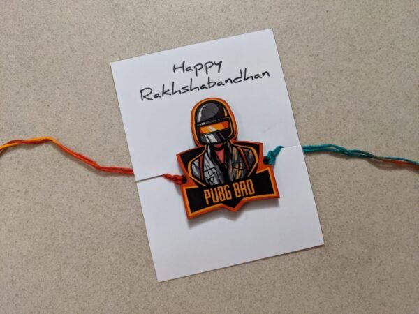 Customized Pubg Printed Rakhi for Raksha Bandhan