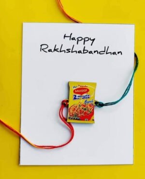 CUSTOMISED MAGGI PRINTED RAKHI FOR RAKSHA BANDHAN