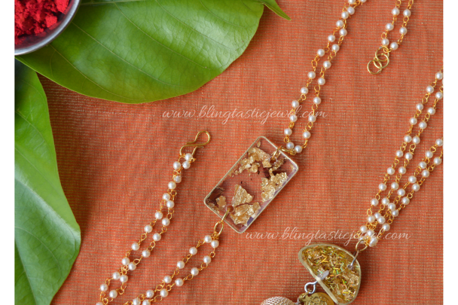 Personalised Resin Rakhi for bhai bhabhai