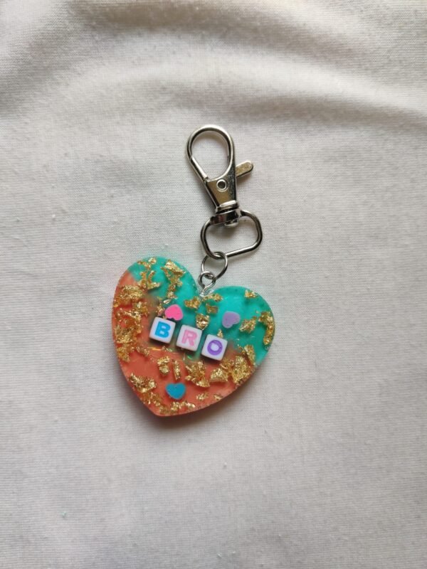 Resin Keychain for Rakhi Gift for bhai