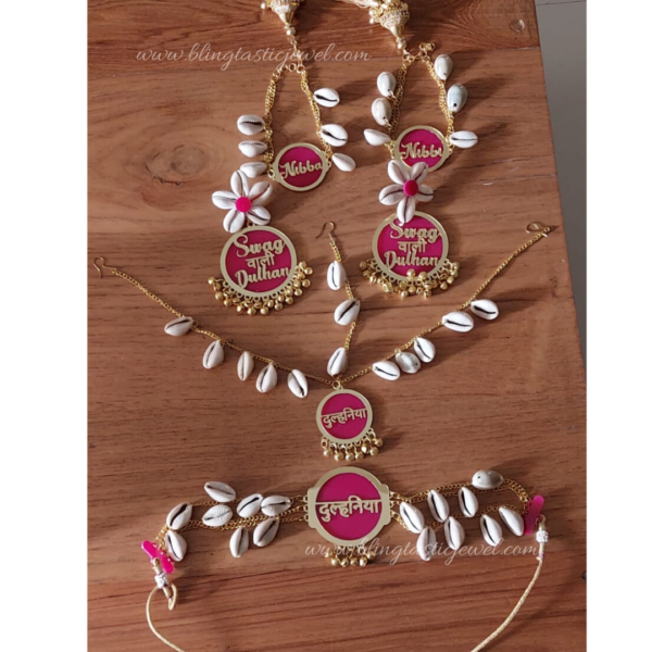 Buy Customized Dulhaniya Seashells Jewelry Set Online at Best Price