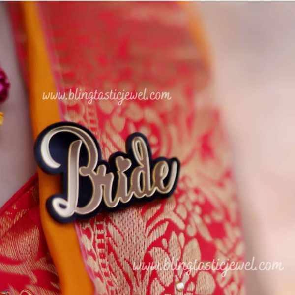 customized brooches for bride to be