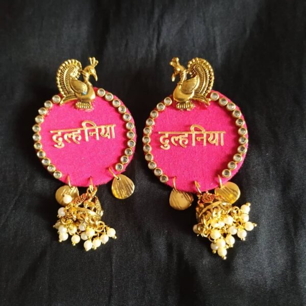 dulhaniya earrings with jhumkhi