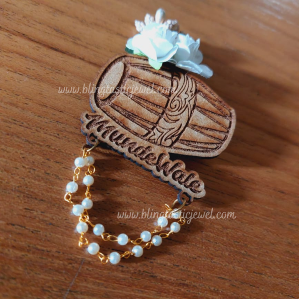 Customized Mundewale Flower Brooch