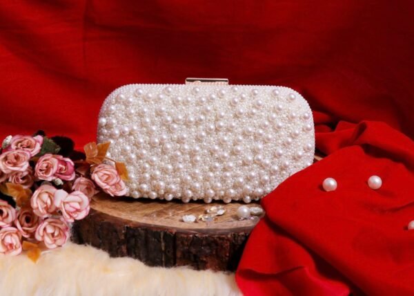 customized name pearl purse